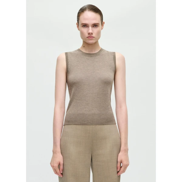 Adam Lippes Ava Knit in Oatmeal, view 2