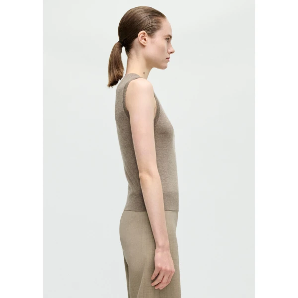 Adam Lippes Ava Knit in Oatmeal, view 3