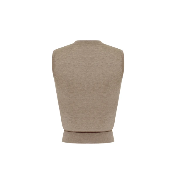 Adam Lippes Ava Knit in Oatmeal, view 4