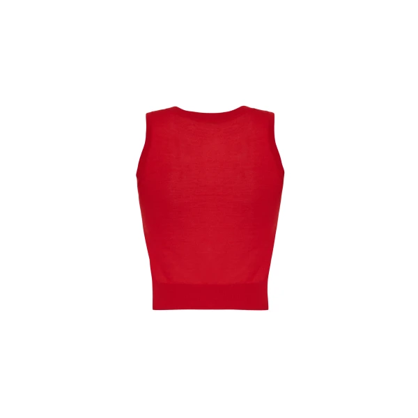 Adam Lippes Ava Knit in Poppy, view 3