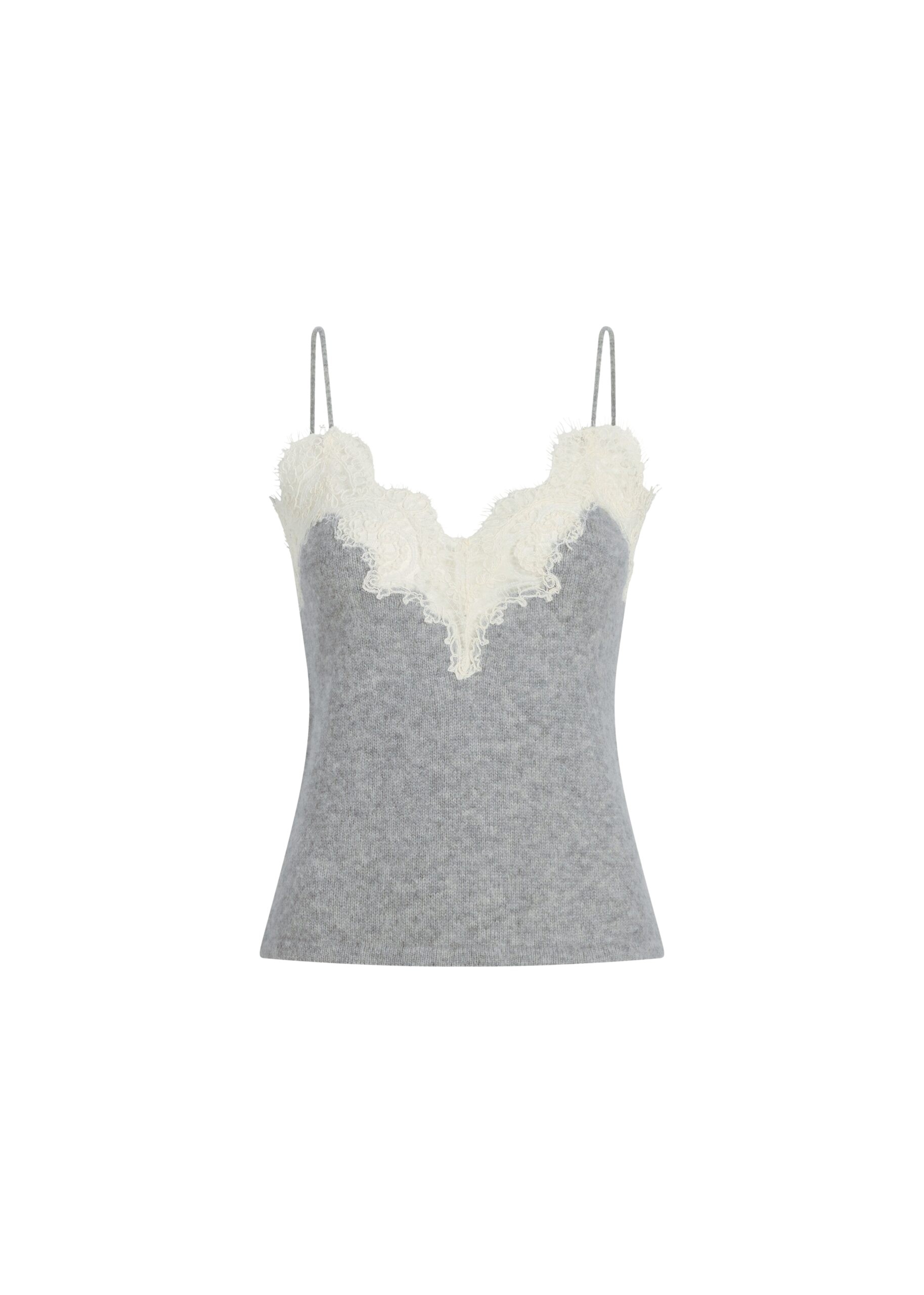 Adam Lippes Beatrix Cami in Heather Grey
