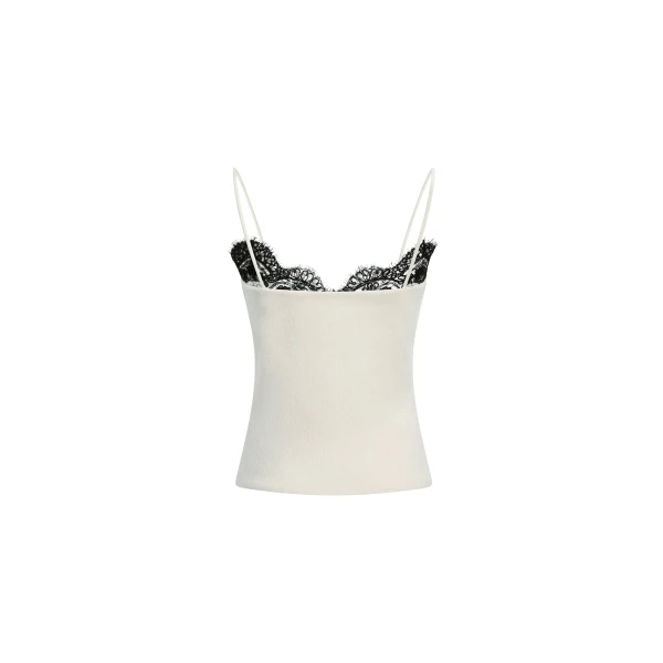 Adam Lippes Beatrix Cami in Ivory, view 4