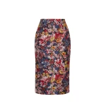 Adam Lippes Blair Skirt in Black Multi