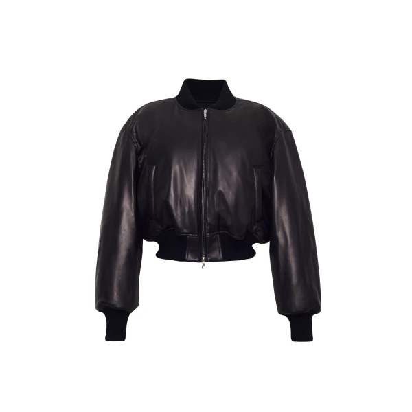 Adam Lippes Bomber Jacket in Black