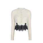Adam Lippes Briar Cardigan in Ivory