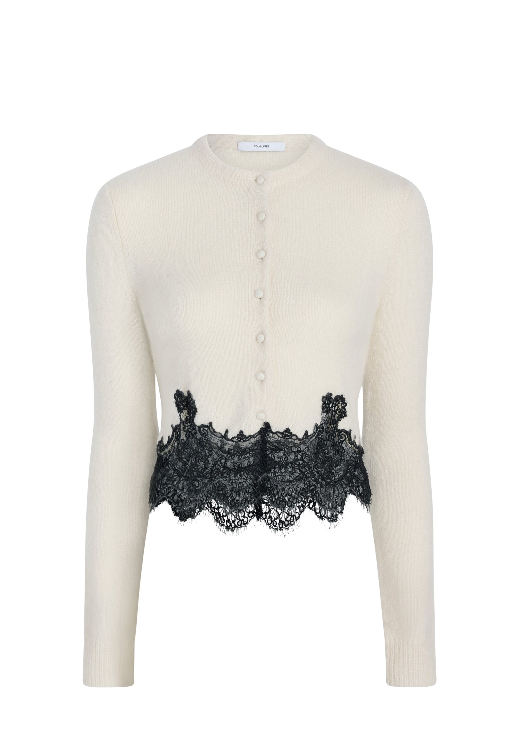 Adam Lippes Briar Cardigan in Ivory