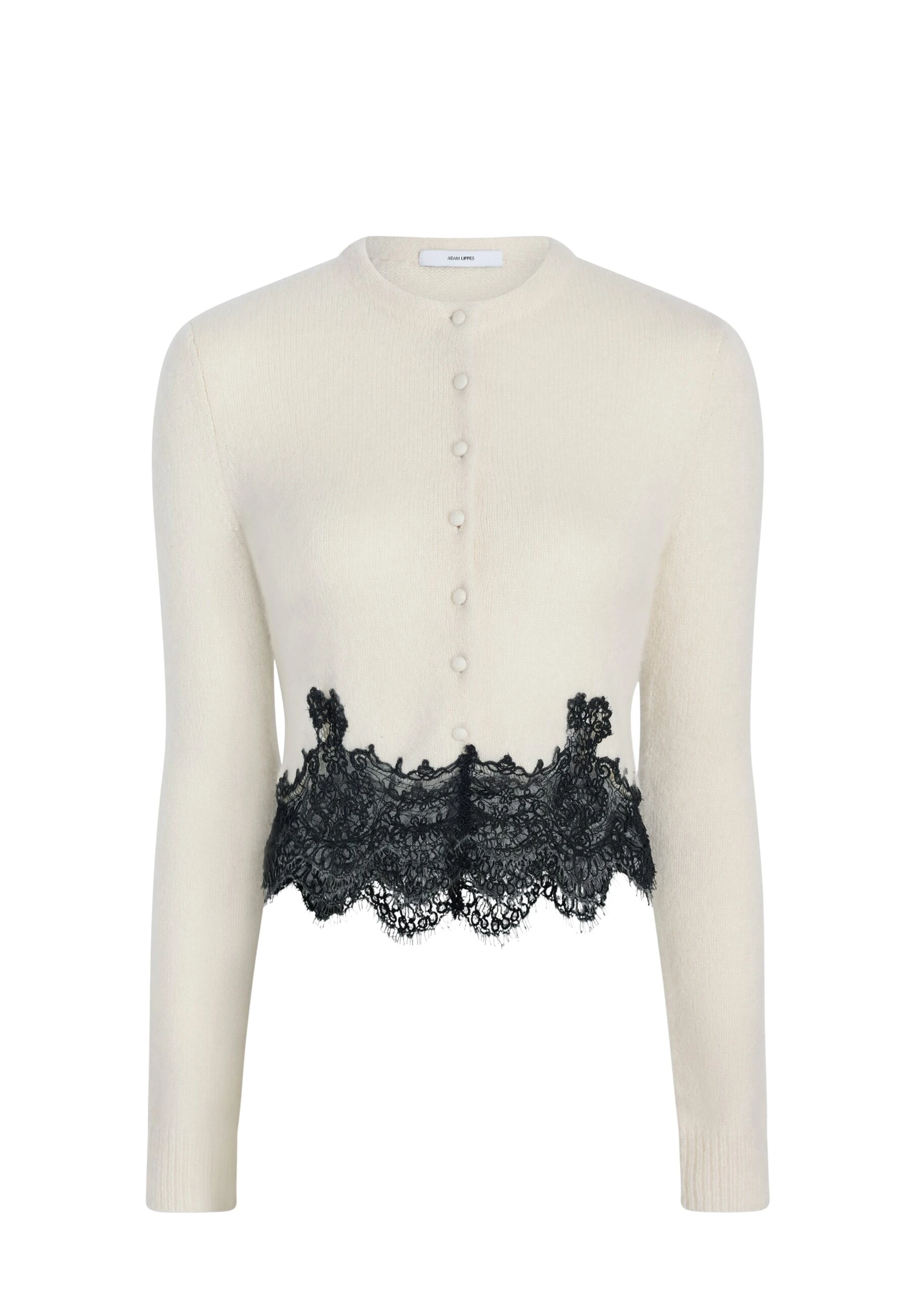 Adam Lippes Briar Cardigan in Ivory