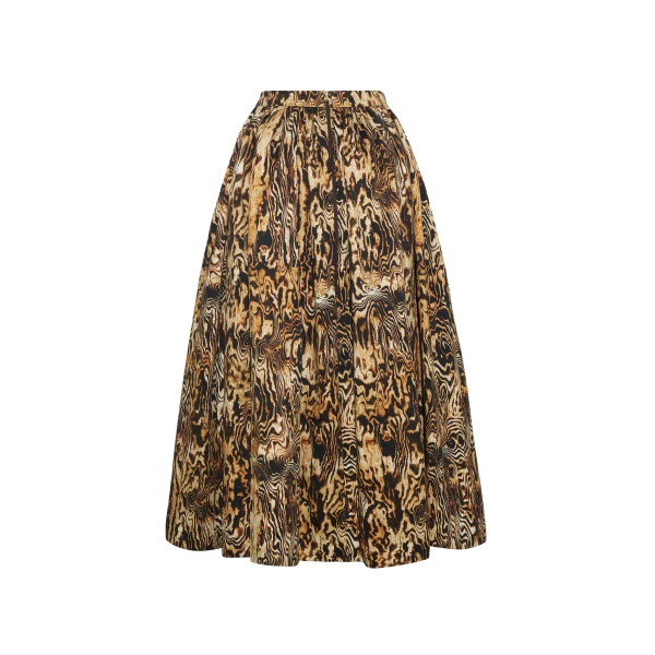 Adam Lippes Briar Skirt in Copper Multi, view 5