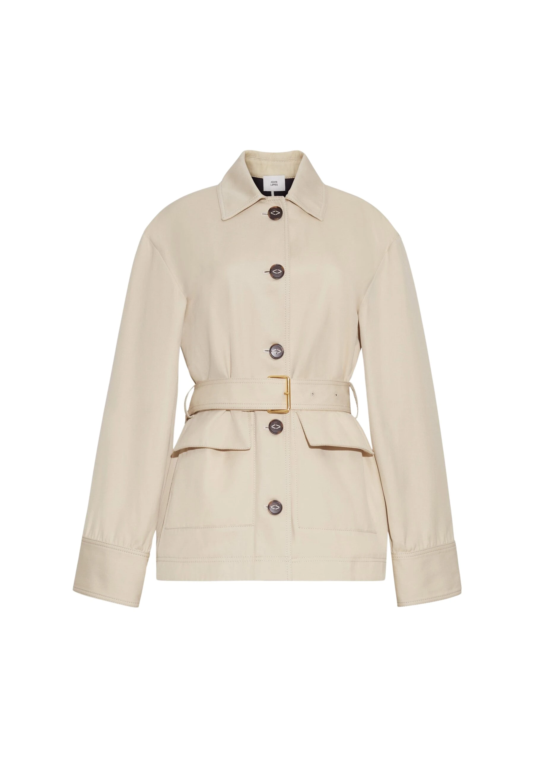 Adam Lippes Brixson Jacket in Cream/Black