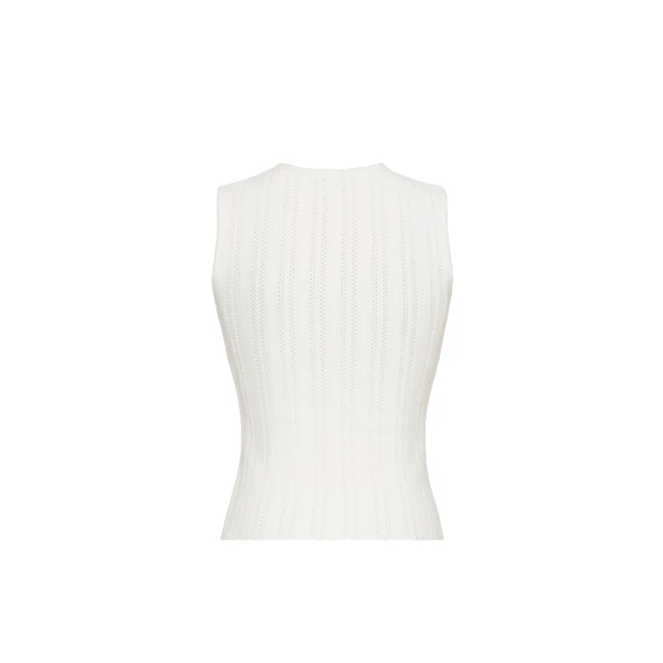 Adam Lippes Brynn Top in Ivory, view 5