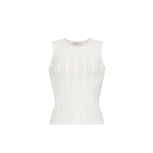 Adam Lippes Brynn Top in Ivory