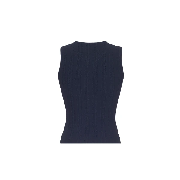 Adam Lippes Brynn Top in Navy, view 4