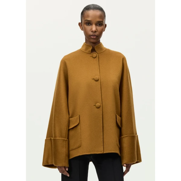 Adam Lippes Calder Jacket in Fig, view 2