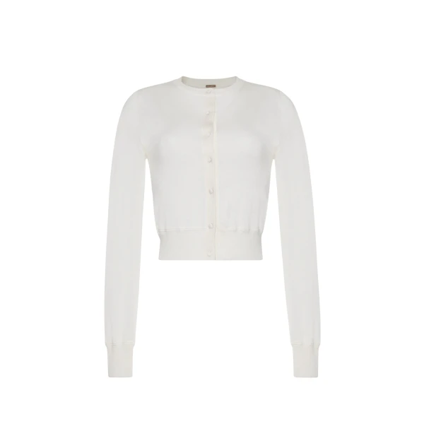 Adam Lippes Cardigan in Ivory