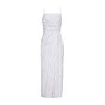 Adam Lippes Cari Dress in White/Ink