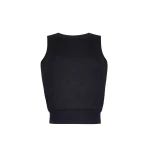 Adam Lippes Cashmere Silk Shell in Black Knit