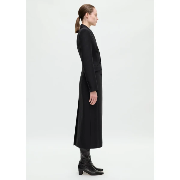 Adam Lippes Cassandra Coat in Black, view 3