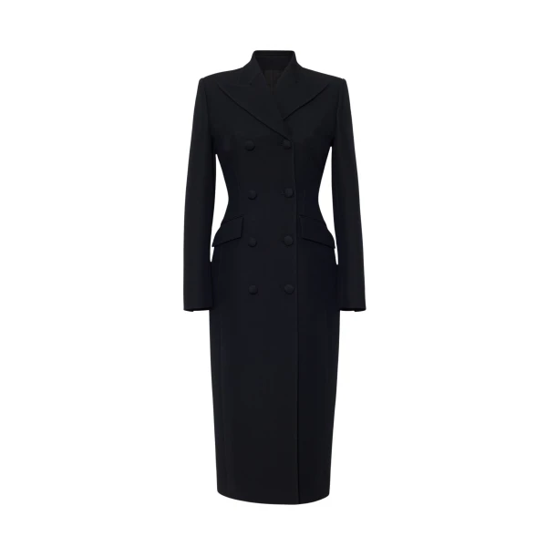 Adam Lippes Cassandra Coat in Black