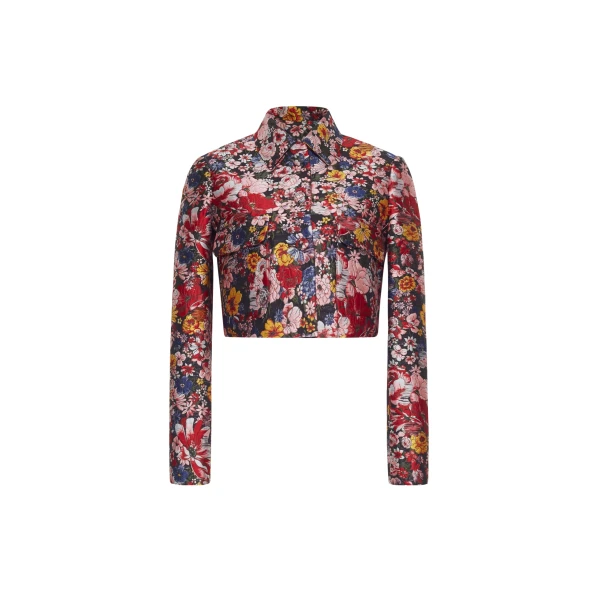 Adam Lippes Cecil Jacket in Black Multi