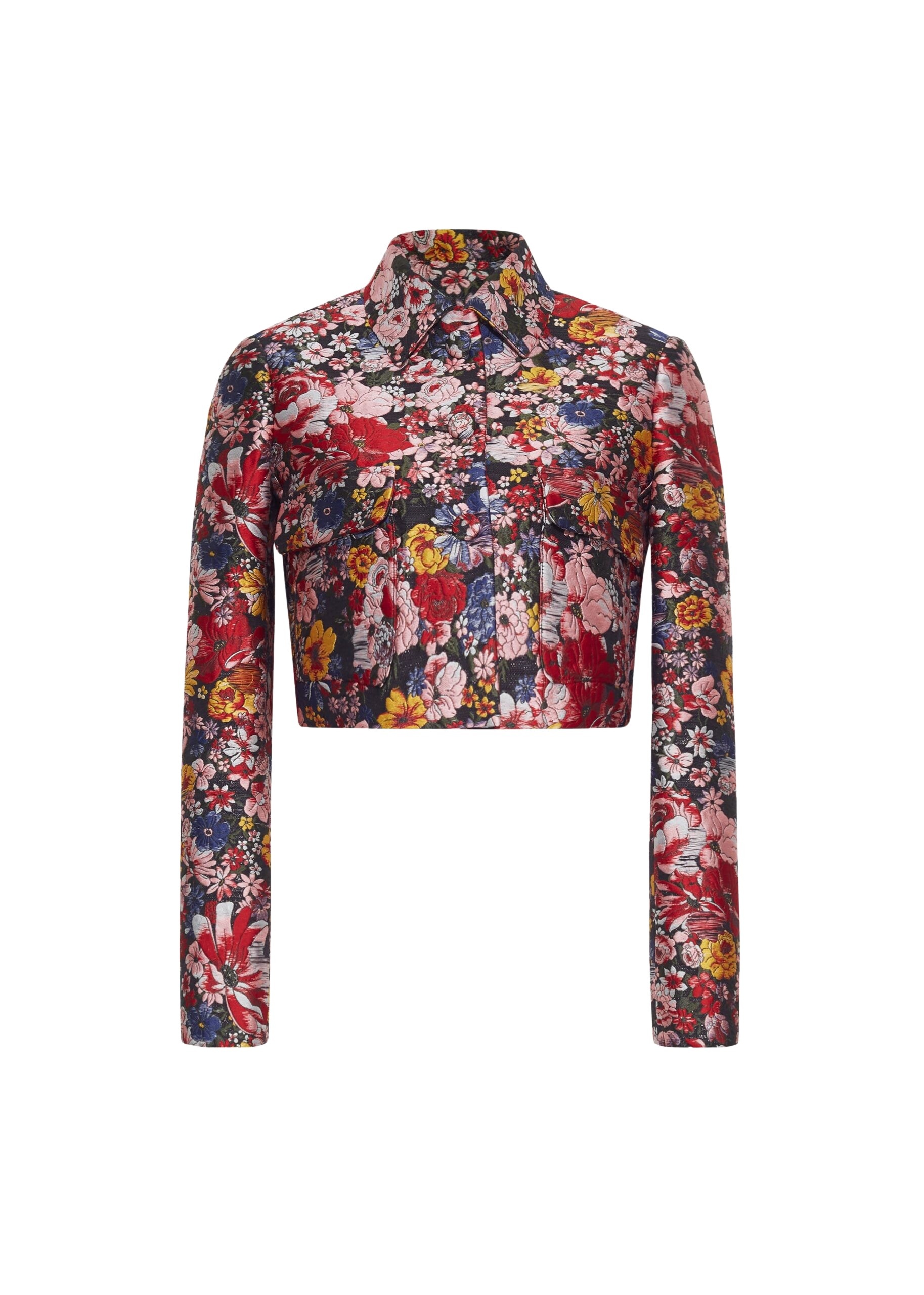 Adam Lippes Cecil Jacket in Black Multi