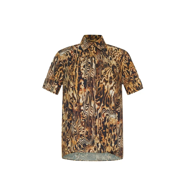 Adam Lippes Charlie Top in Copper Multi