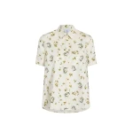 Adam Lippes Charlie Top in Ivory Floral