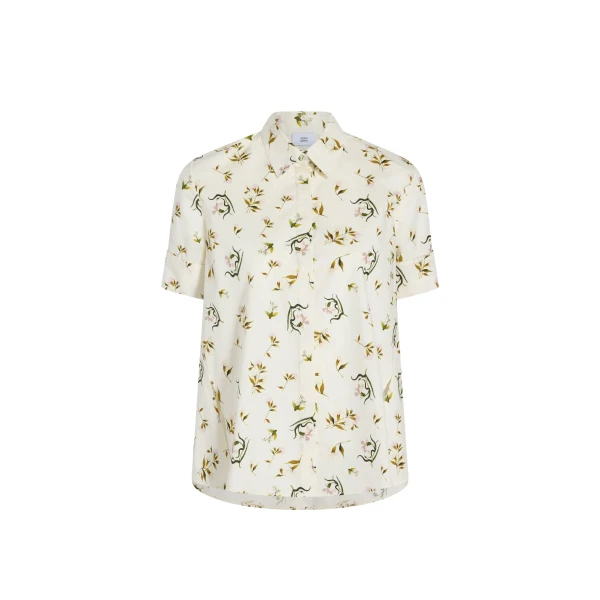 Adam Lippes Charlie Top in Ivory Floral
