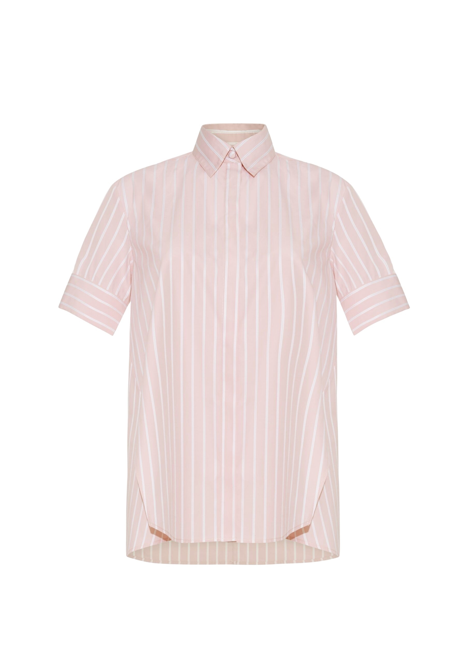 Adam Lippes Charlie Top in Pink/White