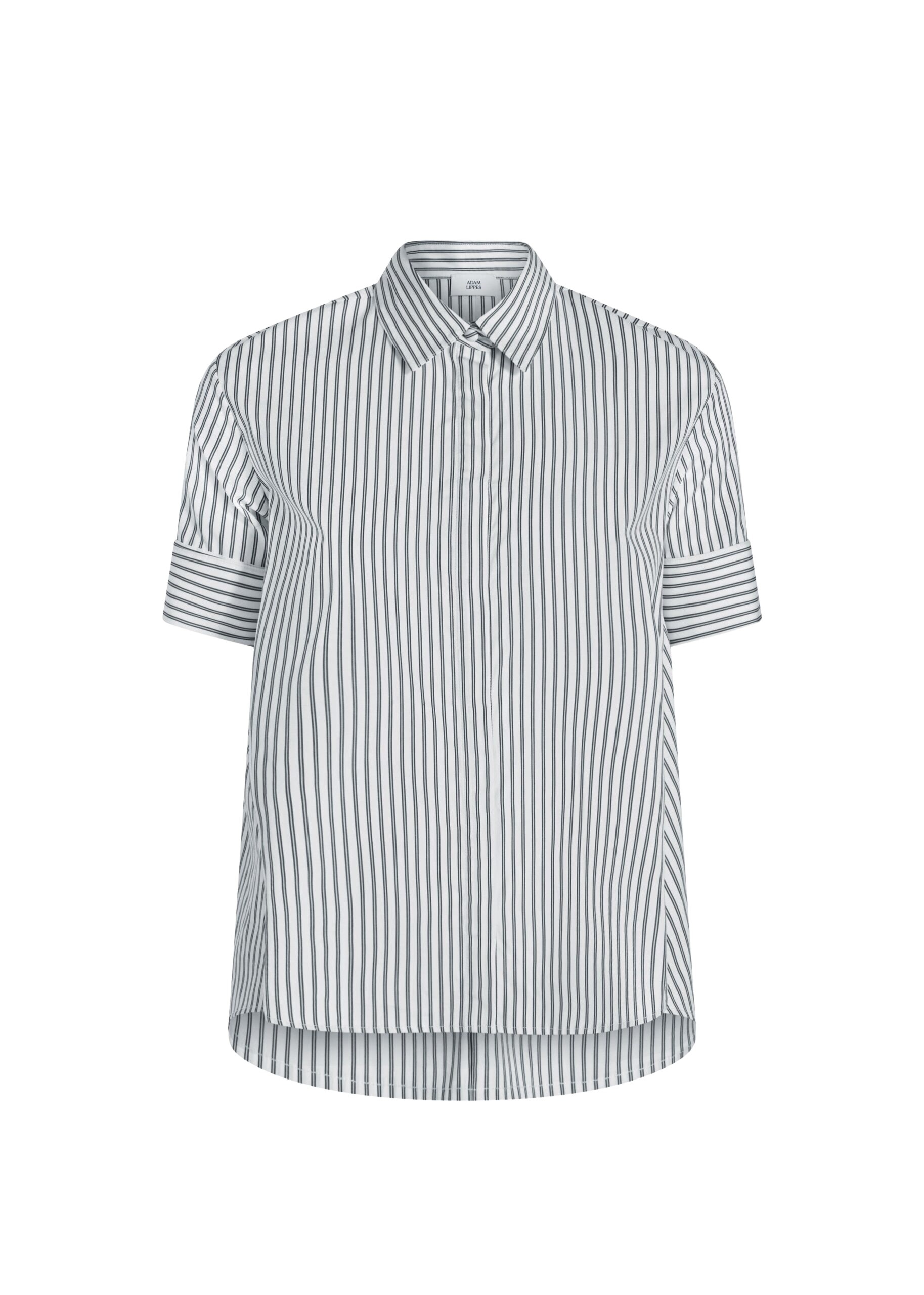 Adam Lippes Charlie Top in White/Ink