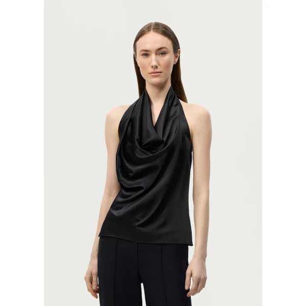 Adam Lippes Cusette Top in Black, view 2