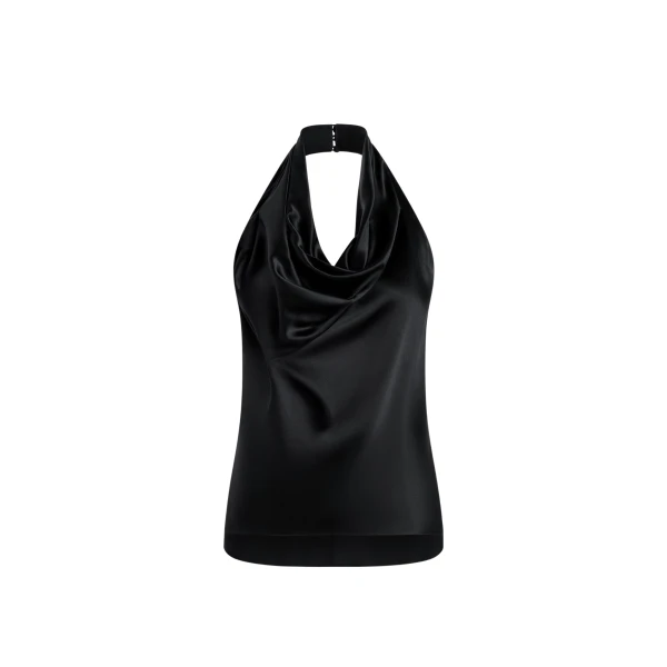 Adam Lippes Cusette Top in Black