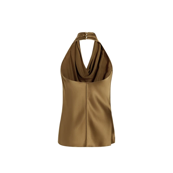 Adam Lippes Cusette Top in Olive, view 4