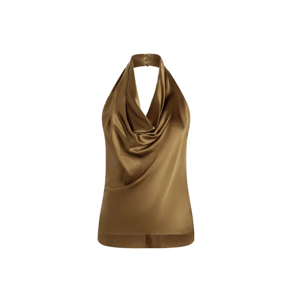 Adam Lippes Cusette Top in Olive