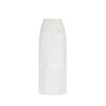 Adam Lippes Dakota Skirt in White