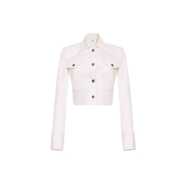 Adam Lippes Dante Jacket in Pale Pink