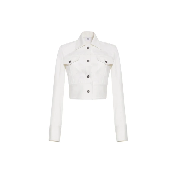 Adam Lippes Dante Jacket in White