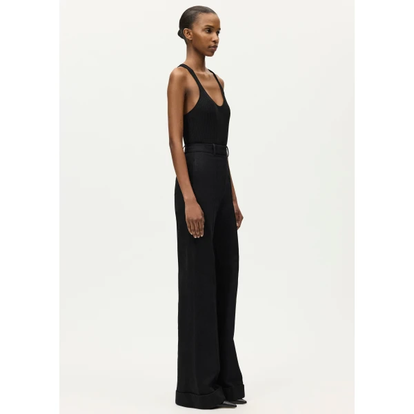 Adam Lippes Deeda Pant in Black, view 3