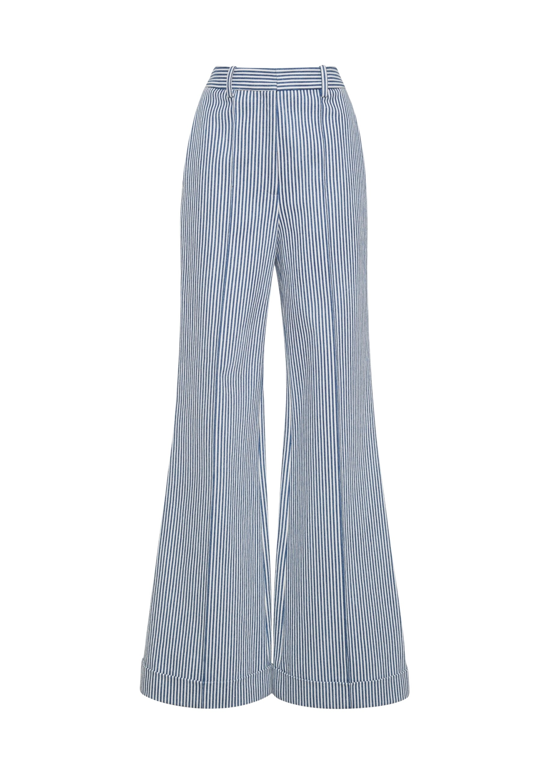 Adam Lippes Deeda Pant in Blue/White