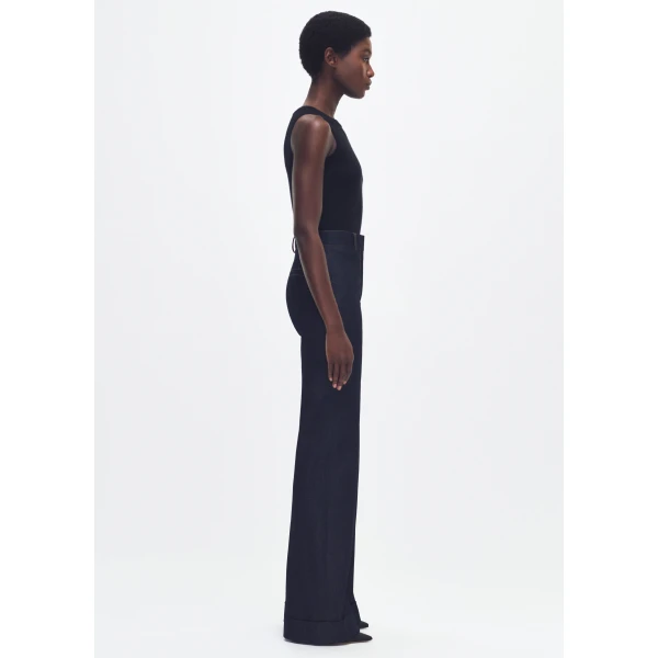 Adam Lippes Deeda Pant in Indigo, view 2