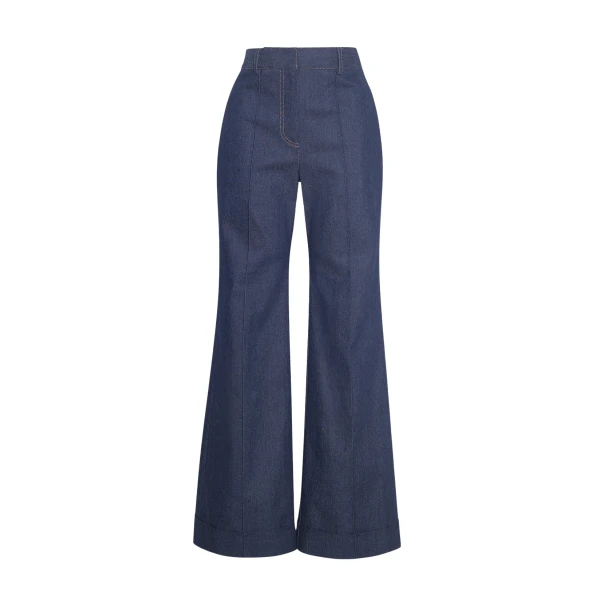 Adam Lippes Deeda Pant in Indigo