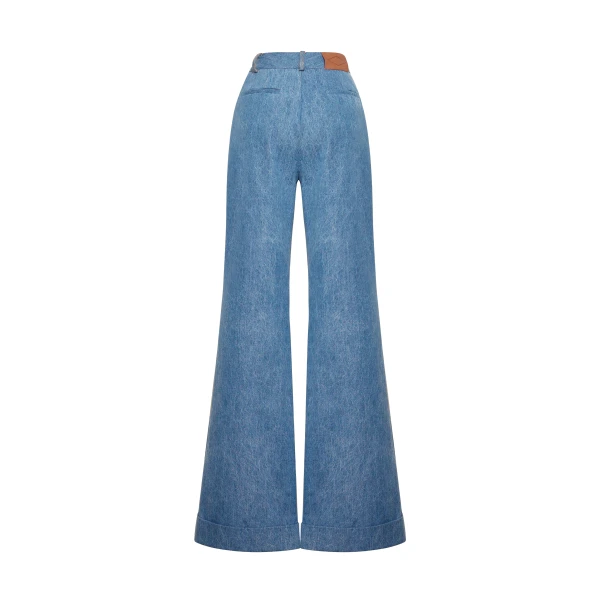 Adam Lippes Deeda Pant in Stone Wash, view 4