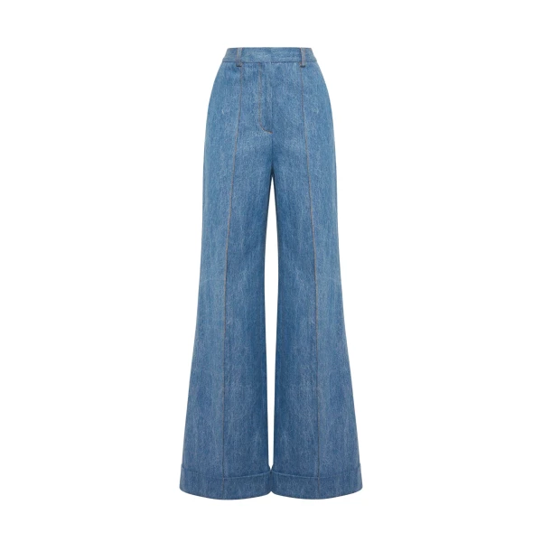Adam Lippes Deeda Pant in Stone Wash