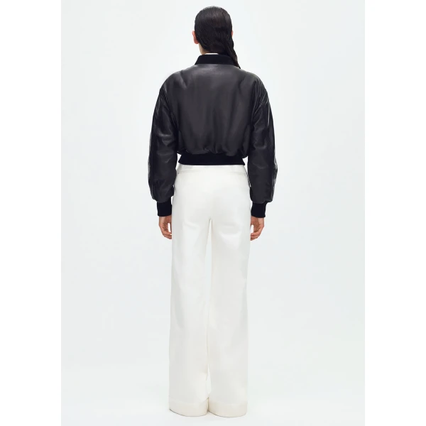 Adam Lippes Deeda Pant in White, view 3