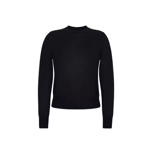 Adam Lippes Didion Knit Cashmere Silk in Black