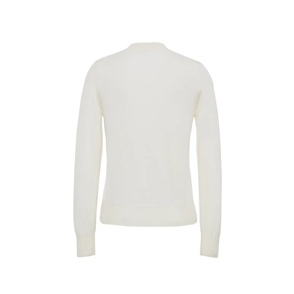Adam Lippes Didion Knit Cashmere Silk in Ivory, view 5