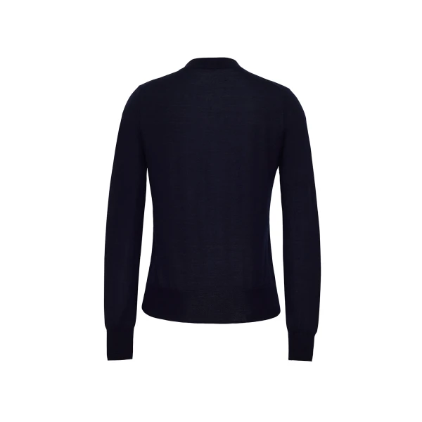Adam Lippes Didion Knit Cashmere Silk in Navy, view 5