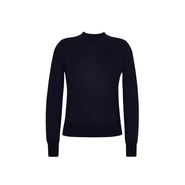 Adam Lippes Didion Knit Cashmere Silk in Navy