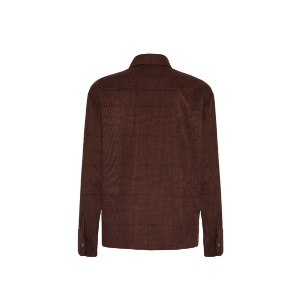 Adam Lippes Dorset Shirt in Chocolate, view 5