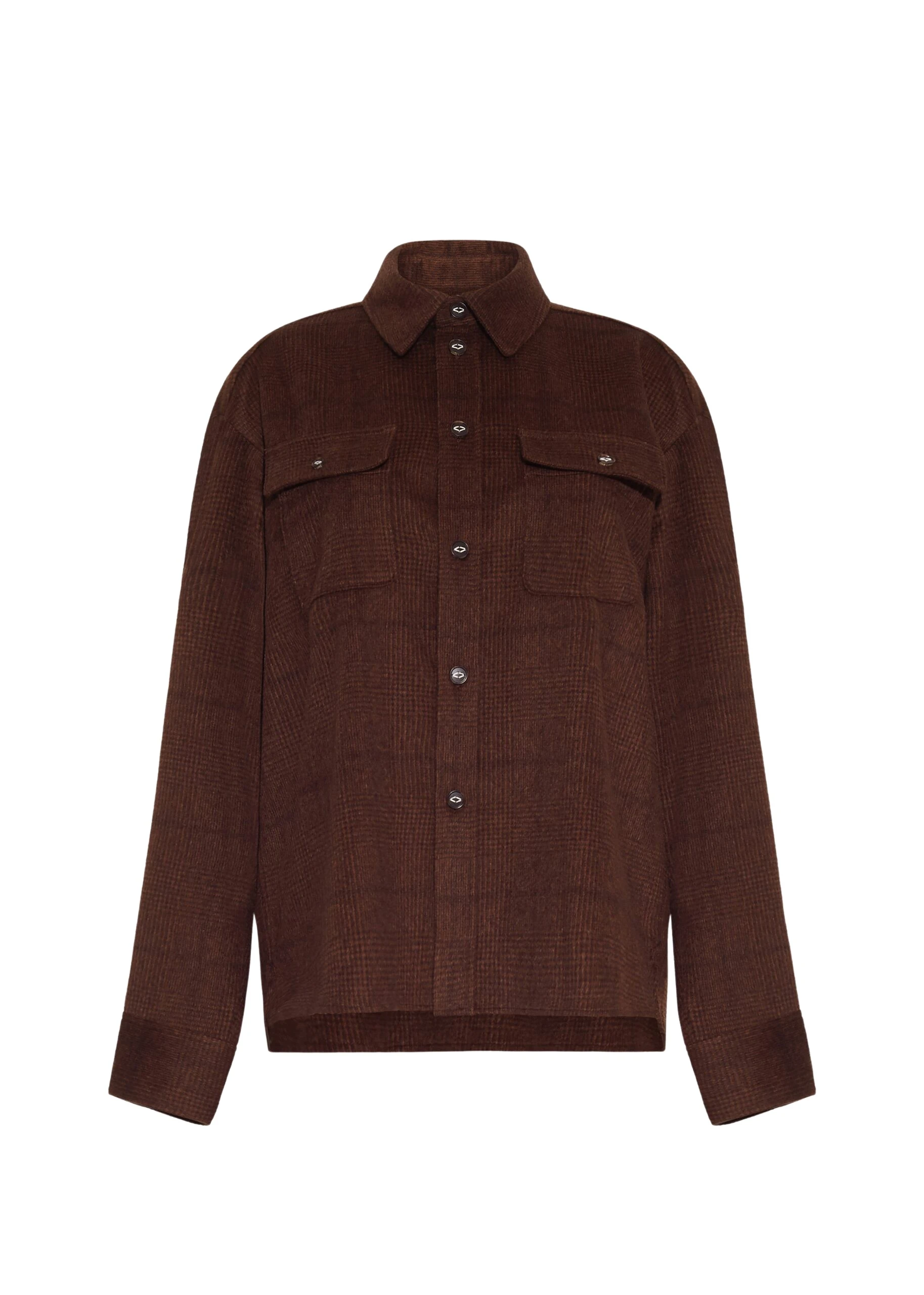 Adam Lippes Dorset Shirt in Chocolate