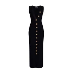 Adam Lippes Eliza Dress in Black